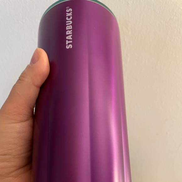 Starbucks 2022 Puffy Valentines Purple Stainless Steel Tumbler - Picture 3 of 4